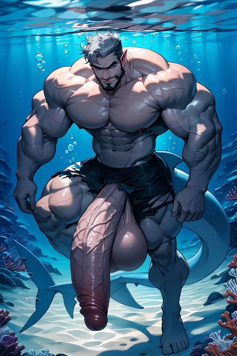 ソフト・コック, Blue Eyes, Massive Cock ゲイAIポルノ