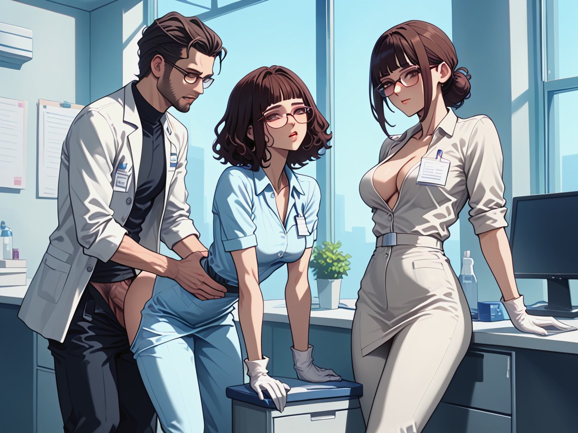 Grabbing, Big Cock, Doggystyle Sex AI Porn