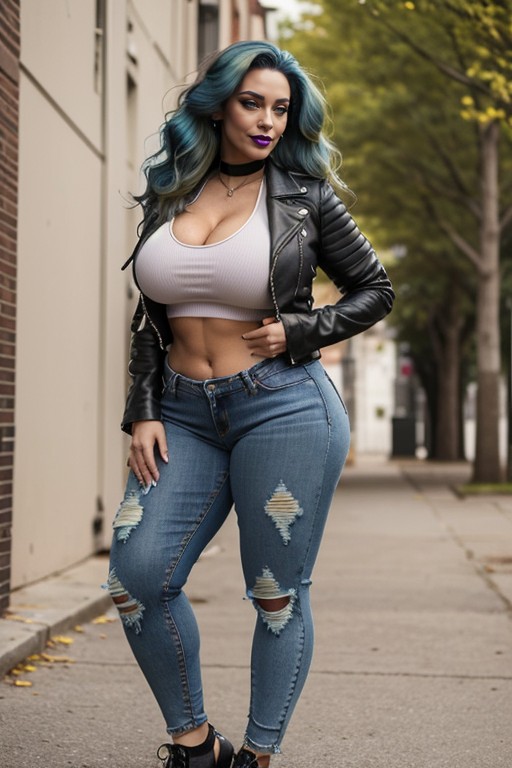 Amazon Goddess, Muscular Streroid Abs, Extremely Tall AI Porn