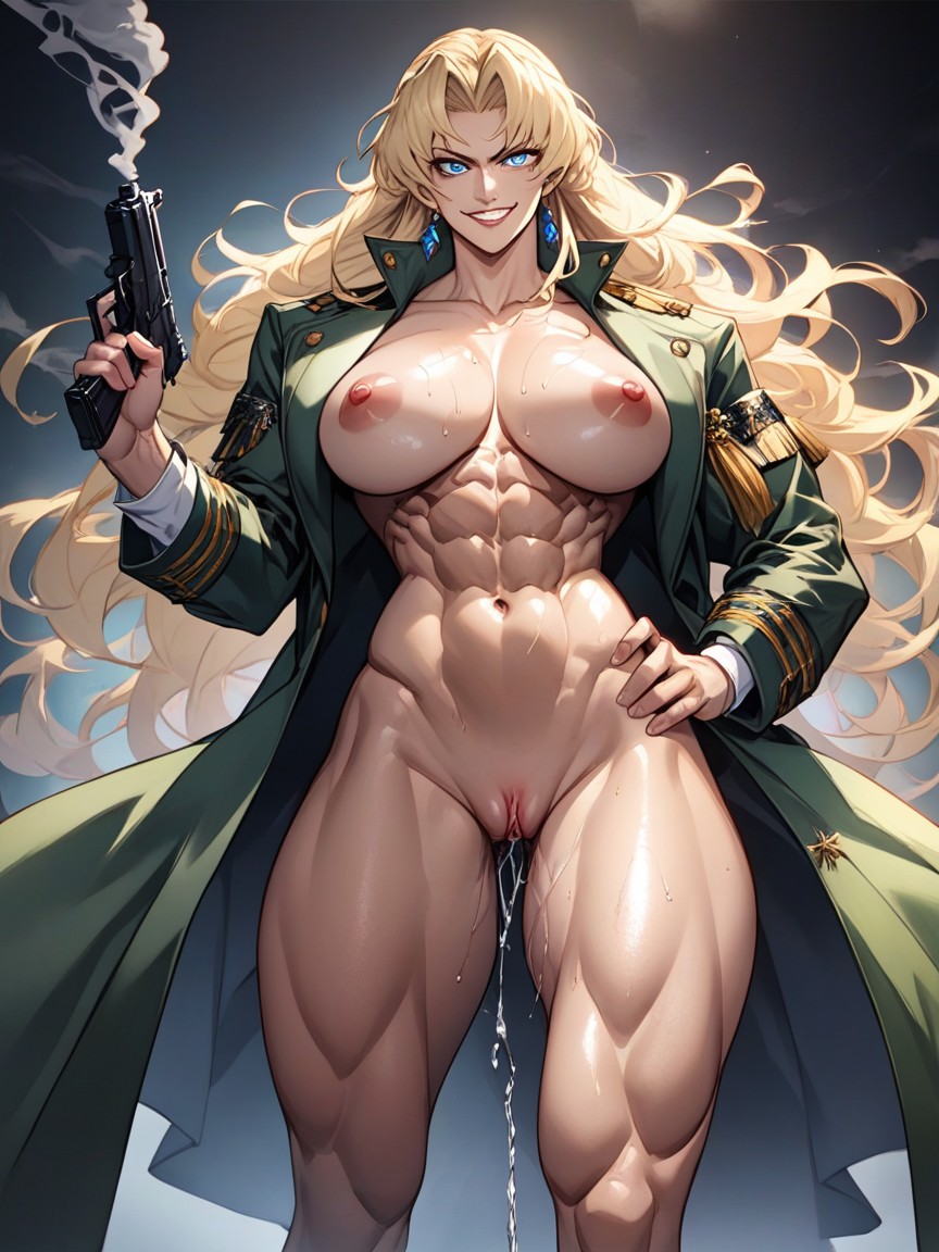 Large Breast, Naked, Front View Hentai AI Porn