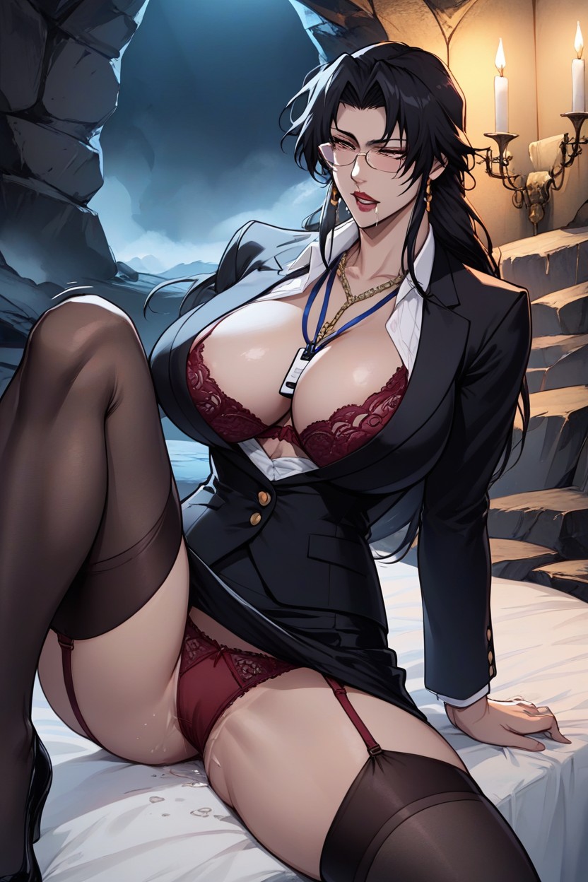 30+, Balalaika Having Sex With Ichigo From Anime Bleach Anatomy With Perfect Details, Nipple Sticking Out Hentai AI Porn