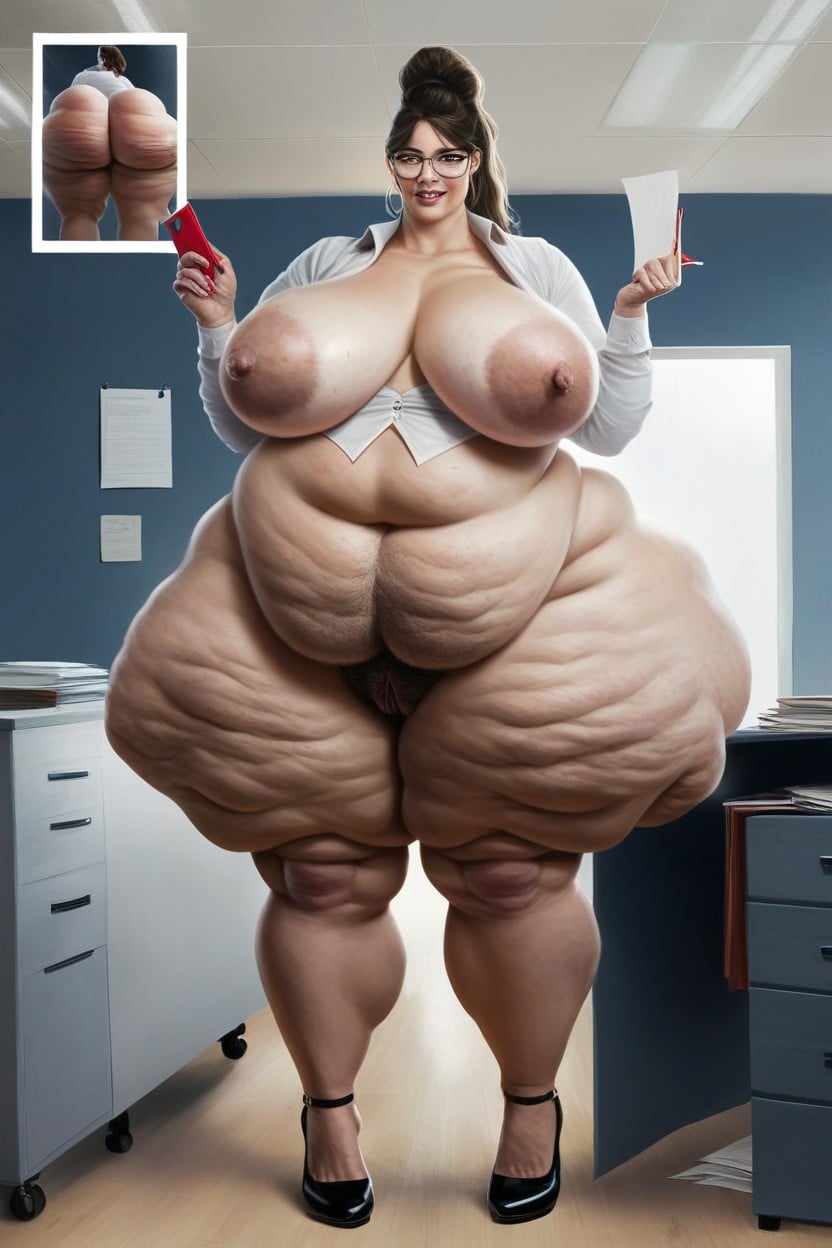 Long Legs, Hyper Labia, Pear Body Shape Hentai AI Porn