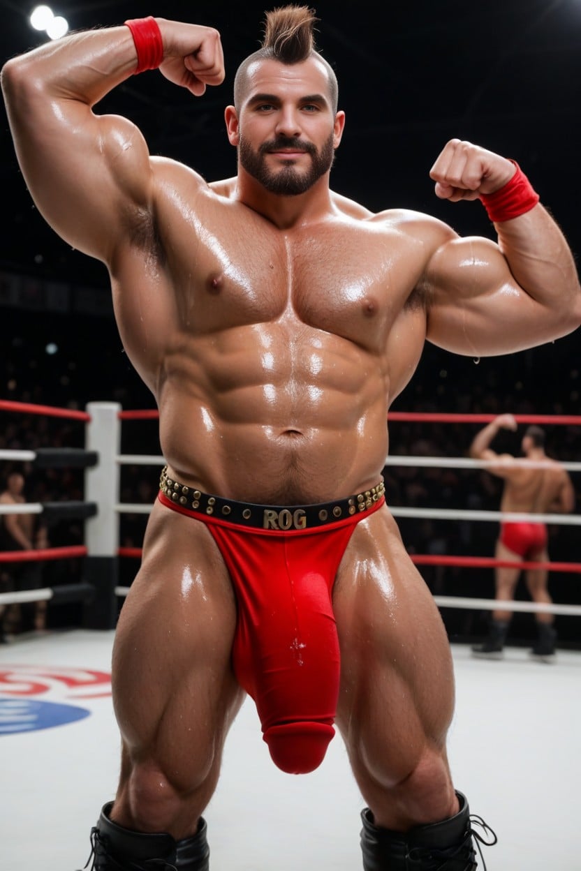Russian Man, Red Speedo, 蘋果型 AI同性戀黃片