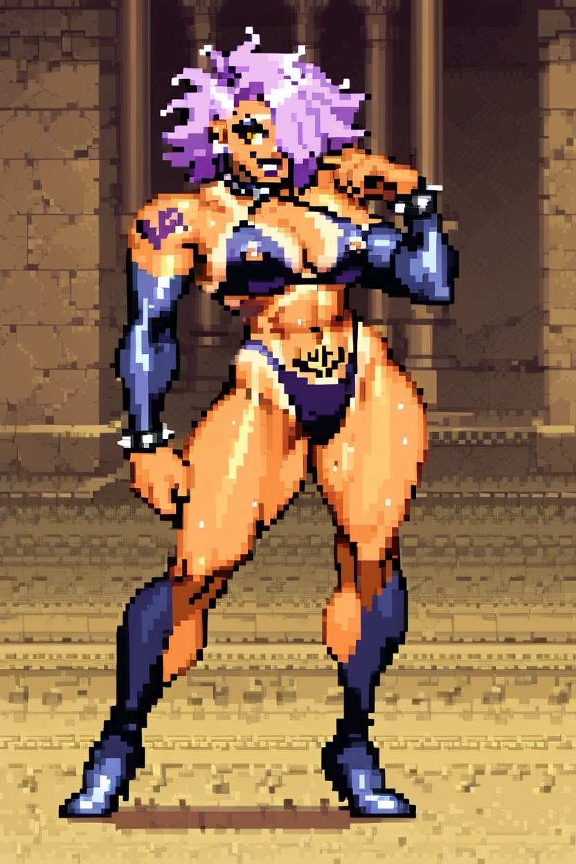 Happy, Tattoos, Seductive AI Porn