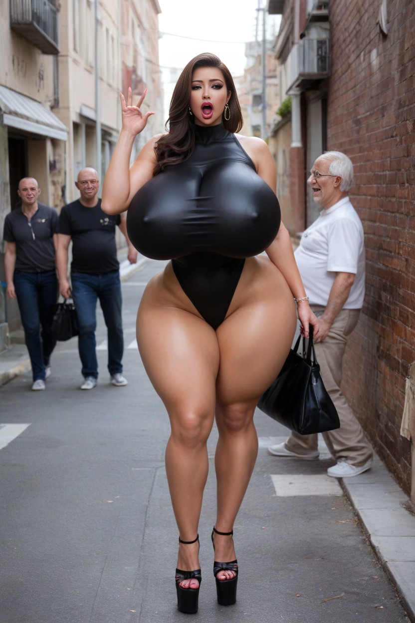 Hair, Thong, Full Body AI Porn