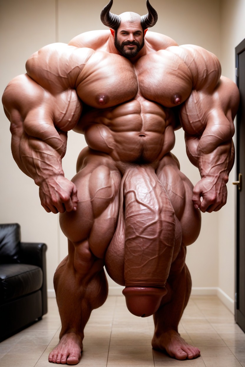 Extreme Girth, Male, ボディより大きいペニス ゲイAIポルノ