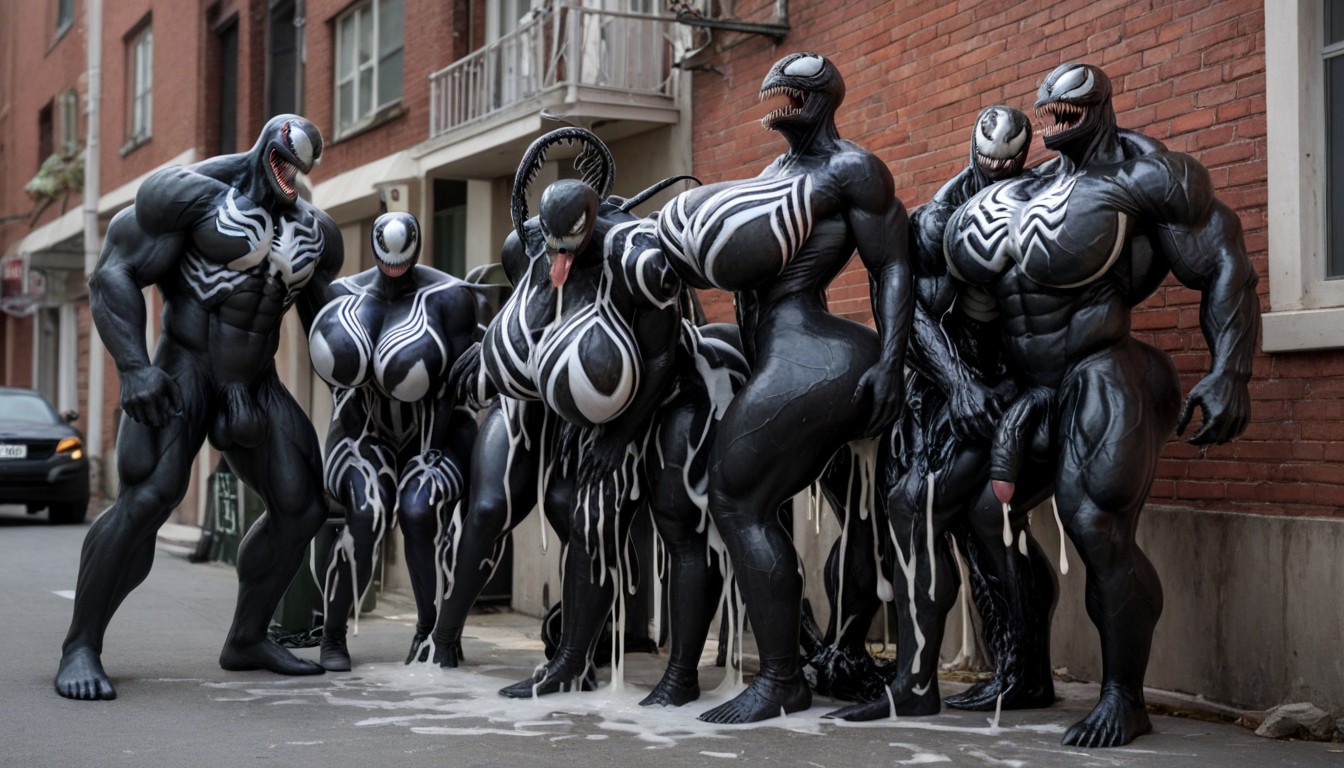 Venom, Cum, Genderbend AI Porn