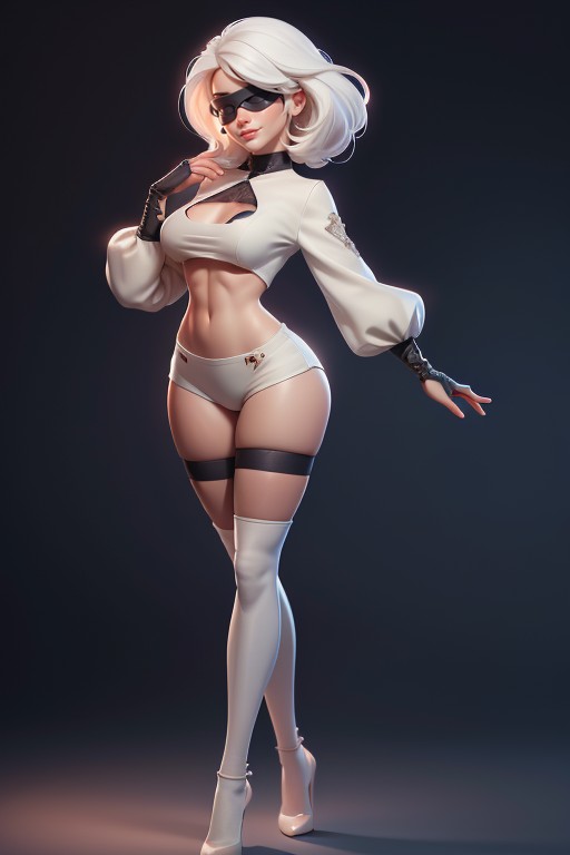 2 People, 20+, Blue Eyes Hentai AI Porn