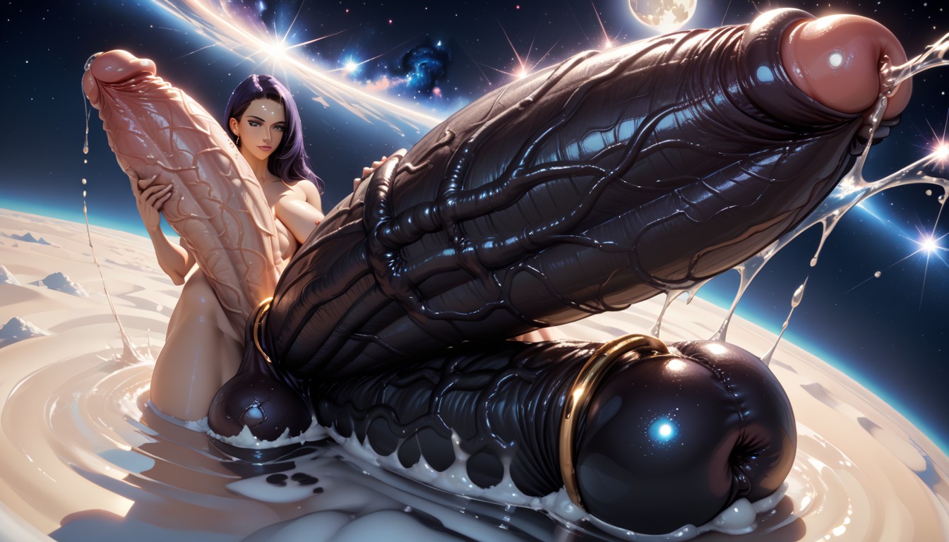 Moon Light, Foreskin, Cosmic Penis Shemale AI Porn