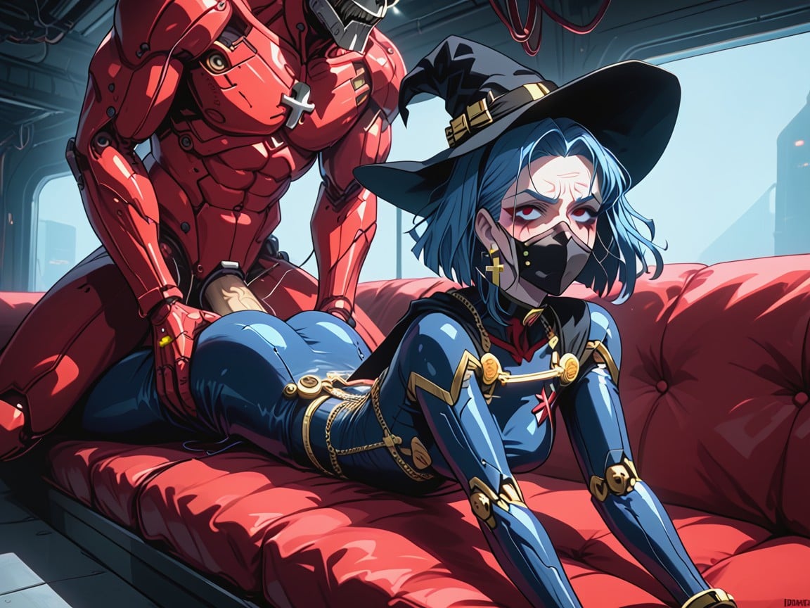 Hourglass, Armored Clothing Section, Steampunk Hentai AI Porn