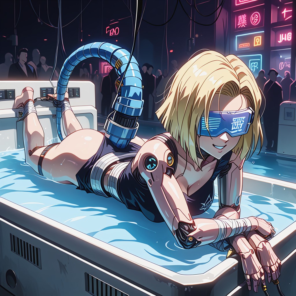 Jiggly Ass, Pencil Waist, Electrical System Surging Trough Body Hentai AI Porn