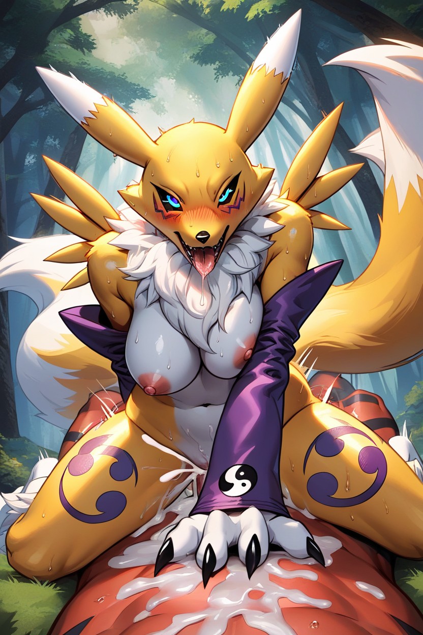Anal Sex, Aggressive Ass Grab, Excessive Furry AI Porn
