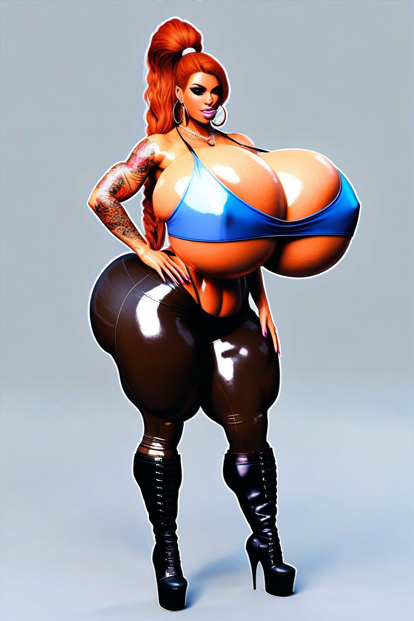 American, Nose Ring, American Shemale AI Porn