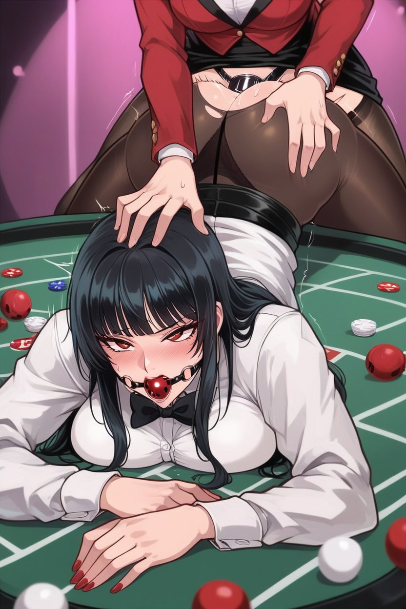 Face Down Ass Up, Interracial, Moaning Sound Effect Hentai AI Porn