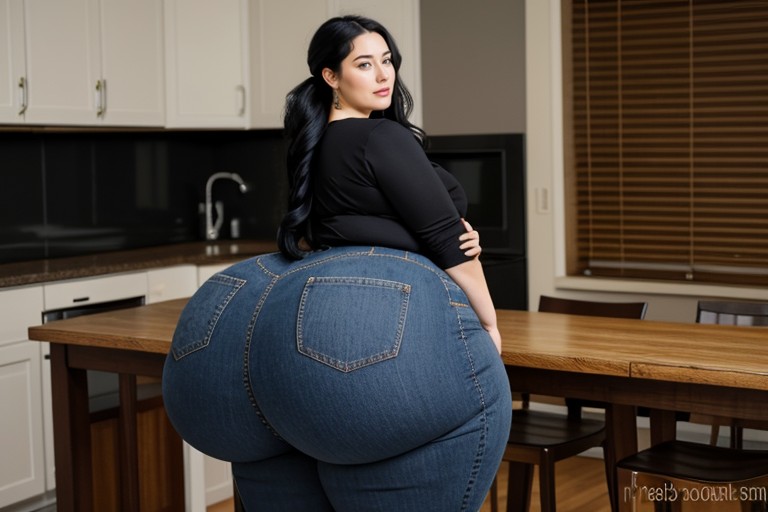 Statuesque, Older Woman, Extra Thick Bbw AI Porn