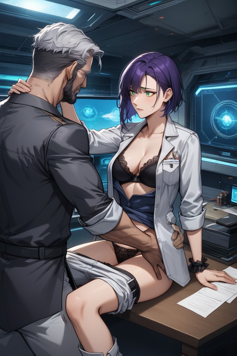 Small Breasts, Bust Shot, Man Fuck Woman AI Porn