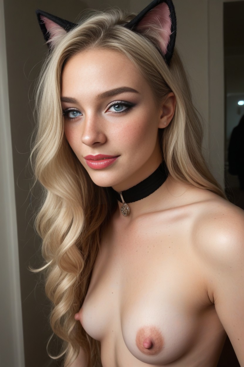 High Gap, Bending Over, Nipples Visible Shemale AI Porn