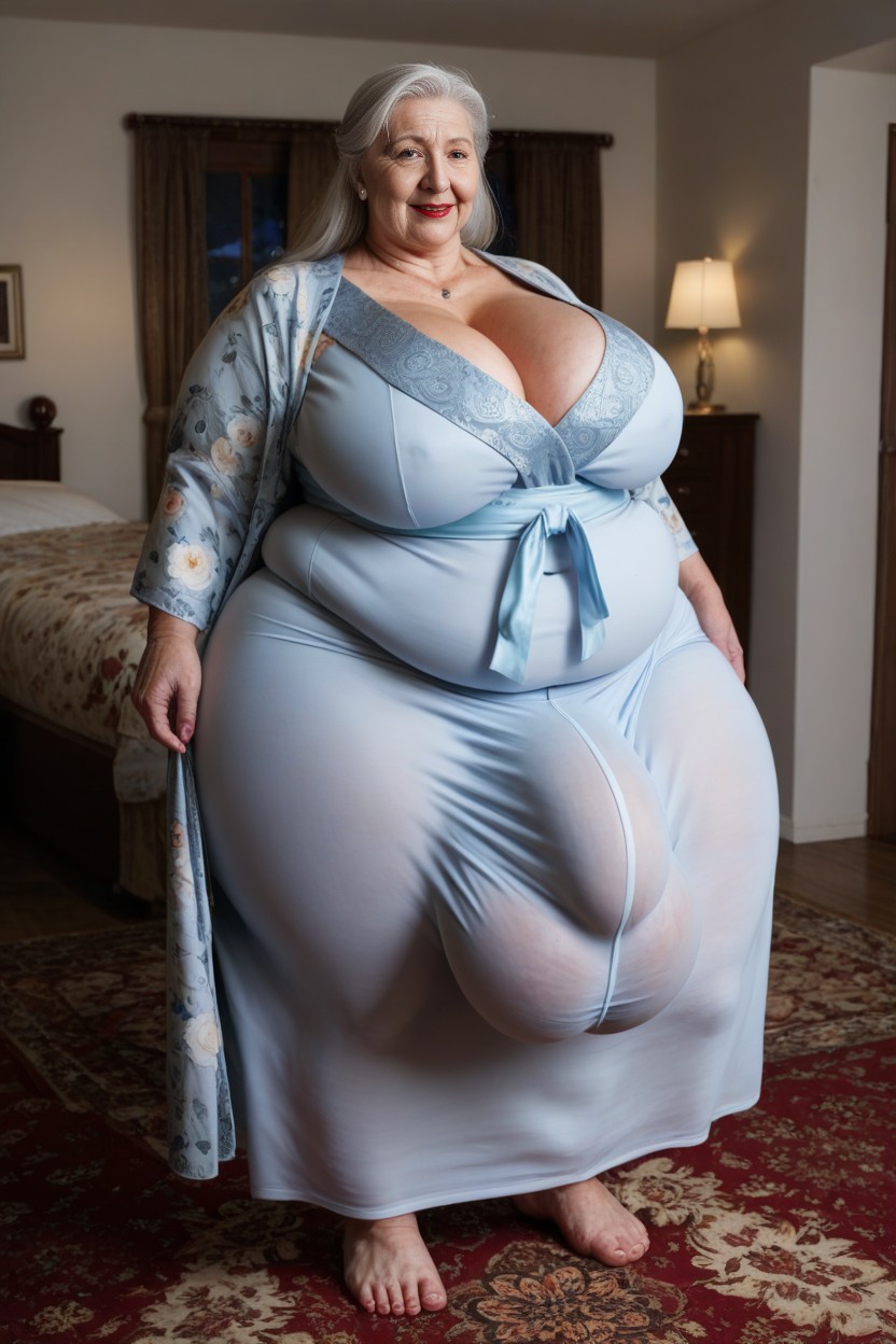 Getting Ready For Bed, Saggy Balls, Window With View AI Porn