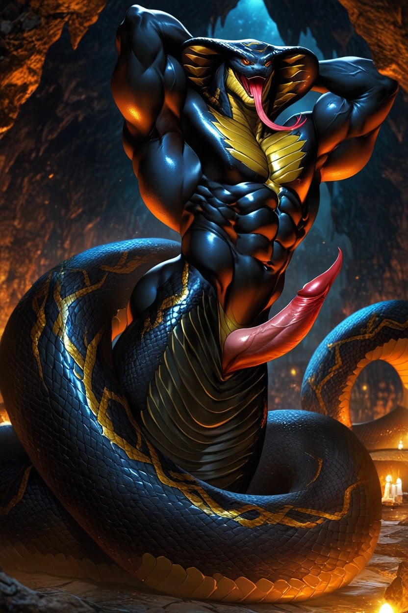Open Mouth, Red Slit Eyes, 大 AI同性戀黃片
