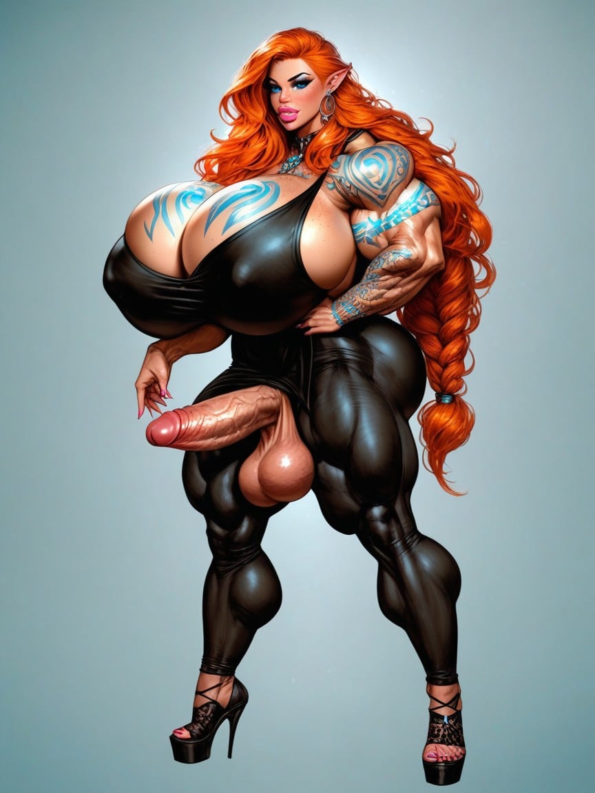 Modeling, Extremely Large Ass, Compact Frame Porno shemale IA