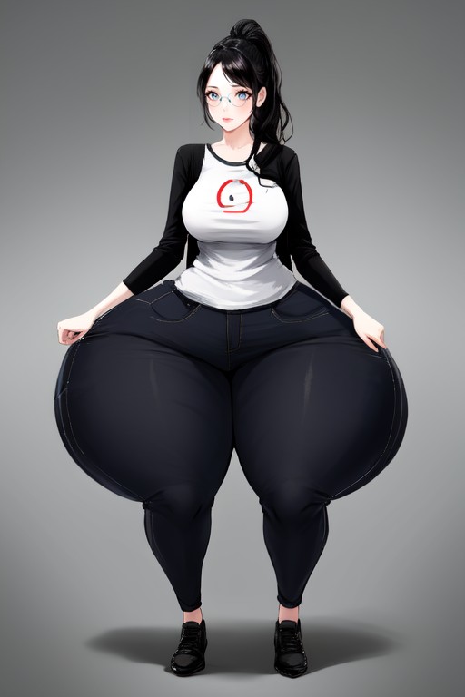 Large Huge Massive Breasts, Extremely Wide Hips, Italian Latin White AI Porn