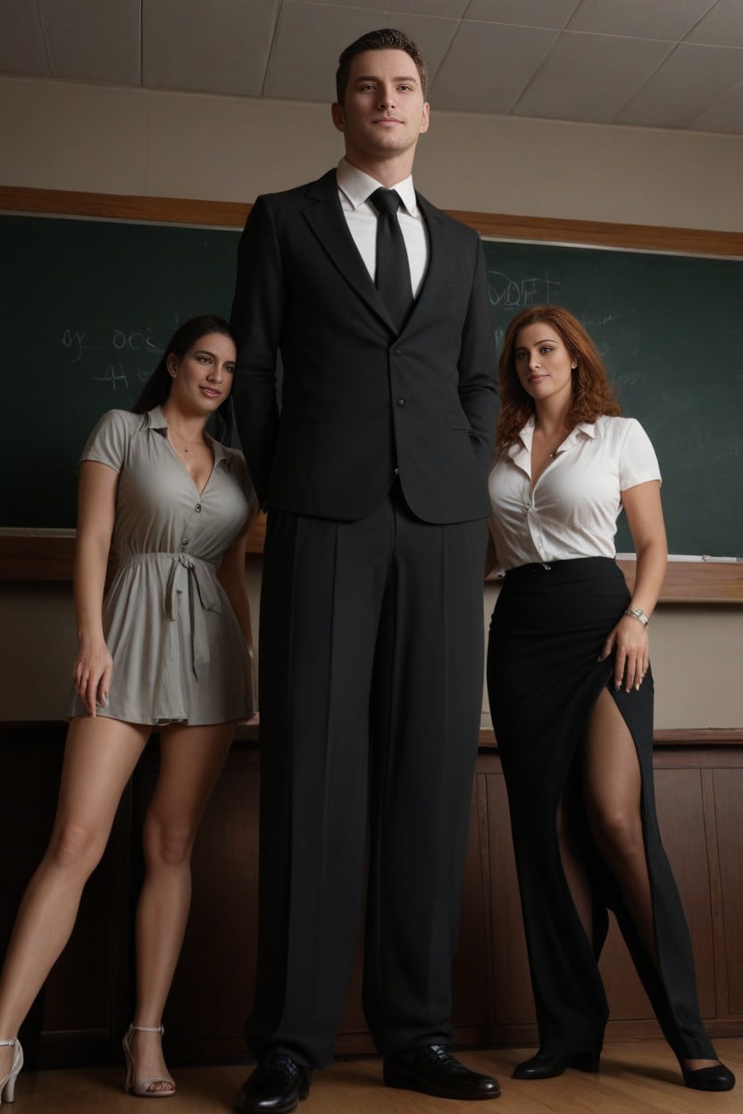 En Tenue D’écolière Noires Déchiré, Portes Jarretelles, + AI Porn