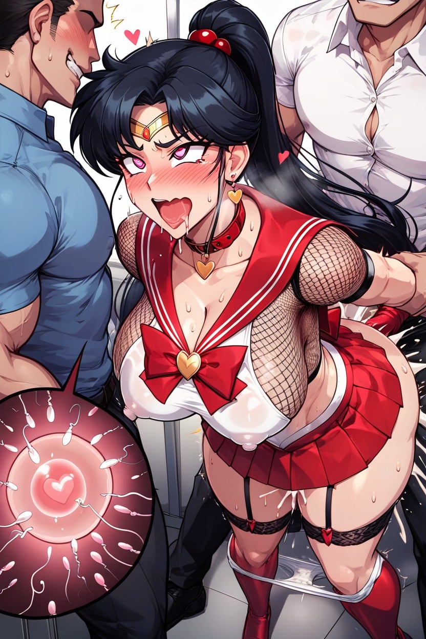 High Angle, Cum In Vagina, Seduced Hentai AI Porn
