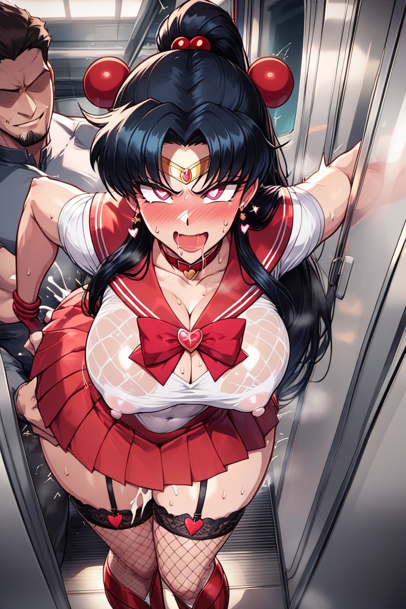 Orgasm, Standing, Collar Hentai AI Porn