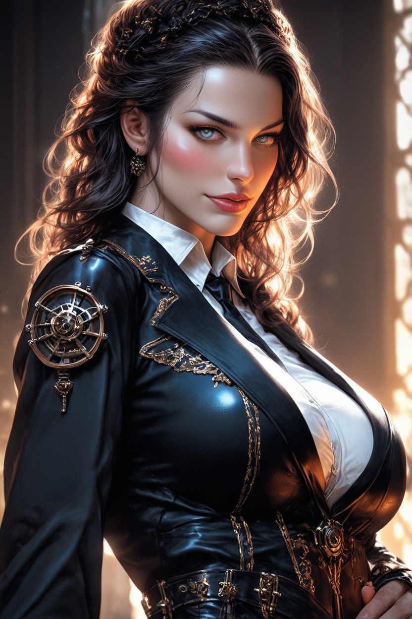 Wasp Waist, Hyperrealistic, Perfect Body Hentai IA