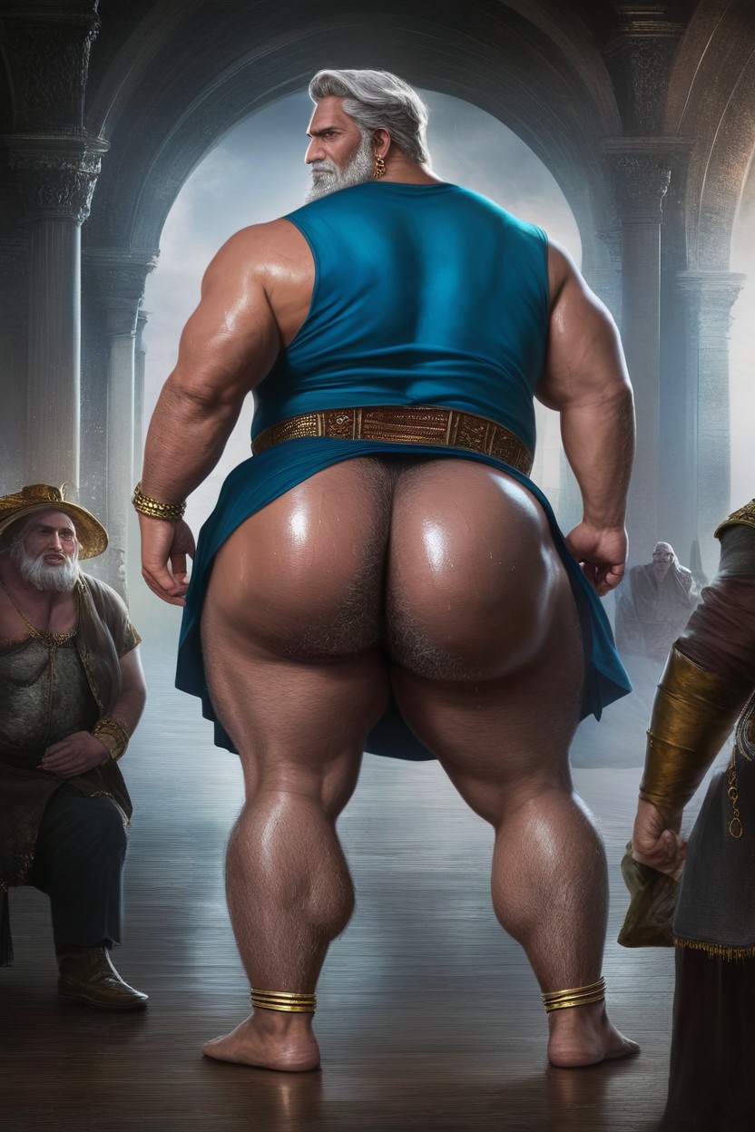 Rounded Butt, Sweating, Manly AI同性戀黃片