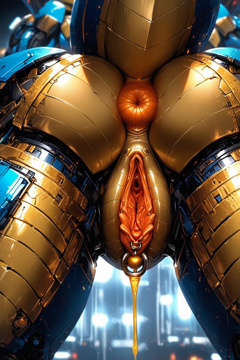 Golden Tattoos, Artificial Asshole, Clitoris Piercing Furry AI Porn