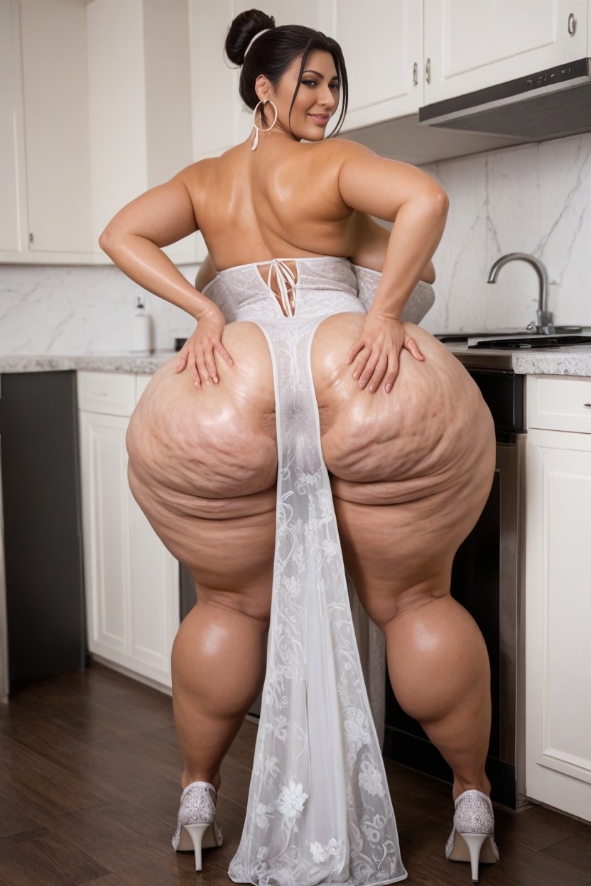 Hyper Puffy Camel Toe, Perfect Face, Waist AI Porn