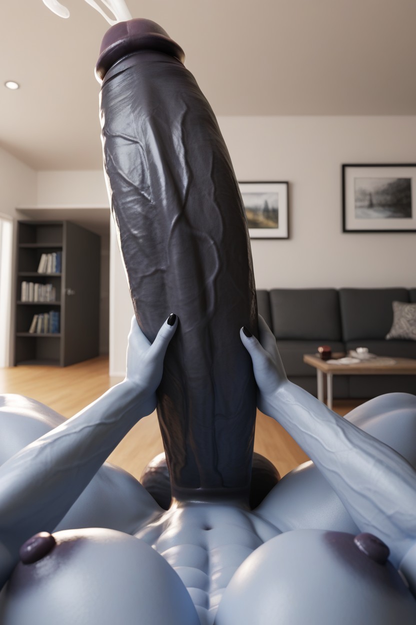 Futanari, Soft Body, Hyper Sized Penis Furry AI Porn