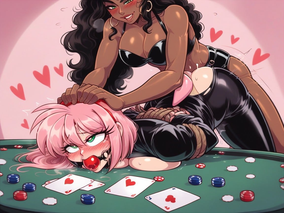 Wet Pussy, Highly Detailed, Playing Cards Hentai AI Porn