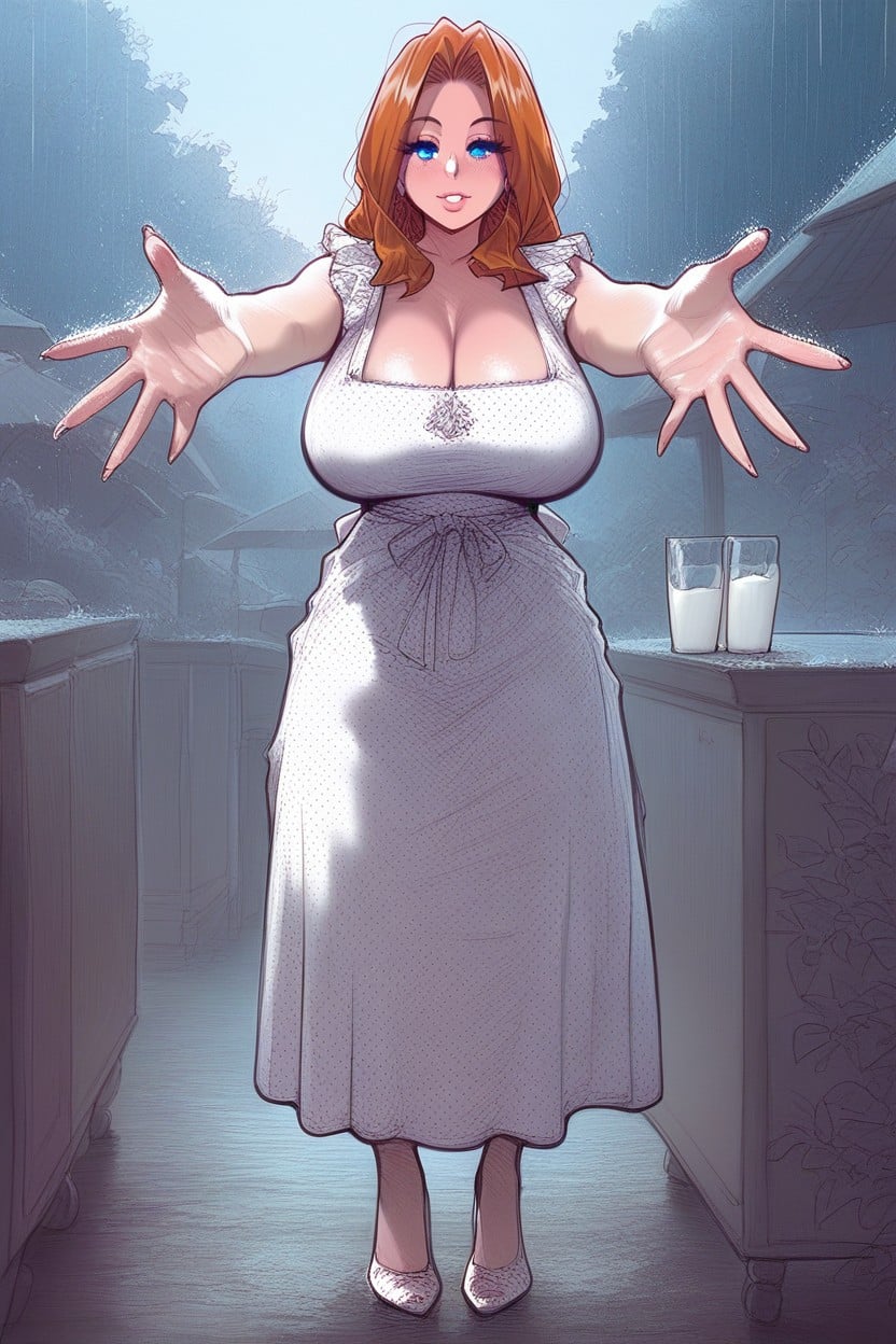 Background, Big Blue Round Eyes, Sketch Hentai AI Porn