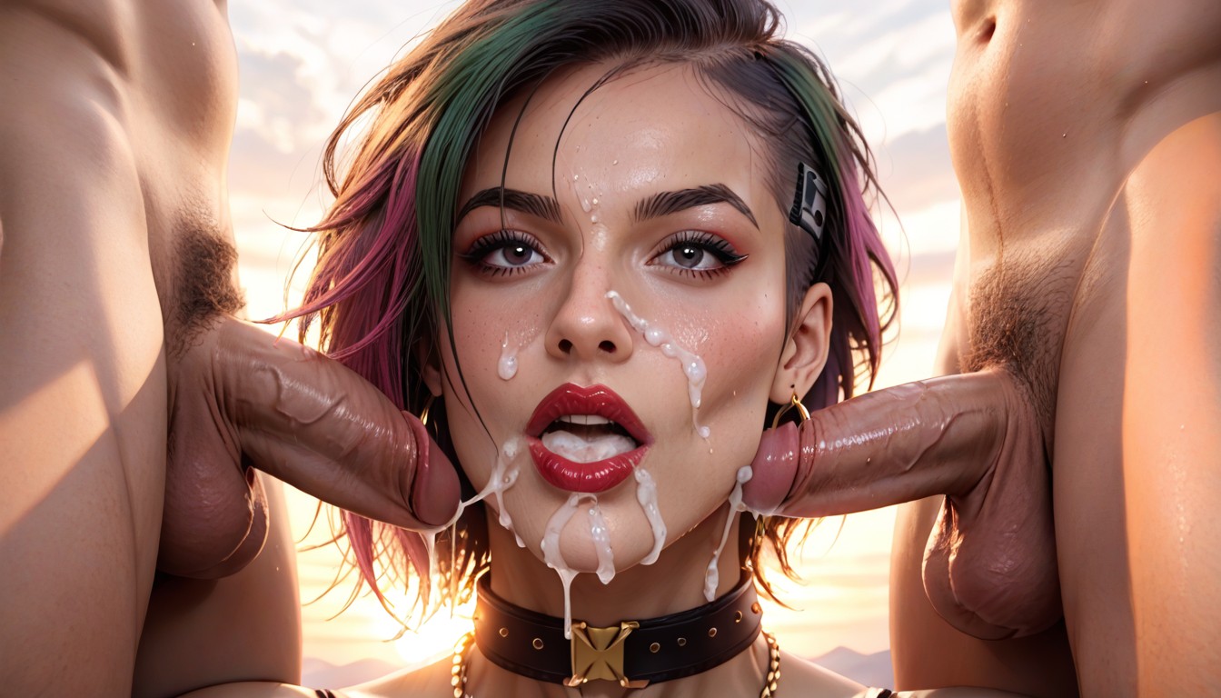 Black Bikini Bottom, Front View, Skinny Hentai AI Porn