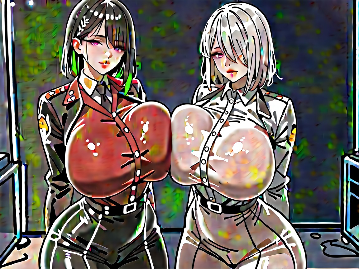 Black Eyeliner, Skin Detail, Lipstick Hentai AI Porn