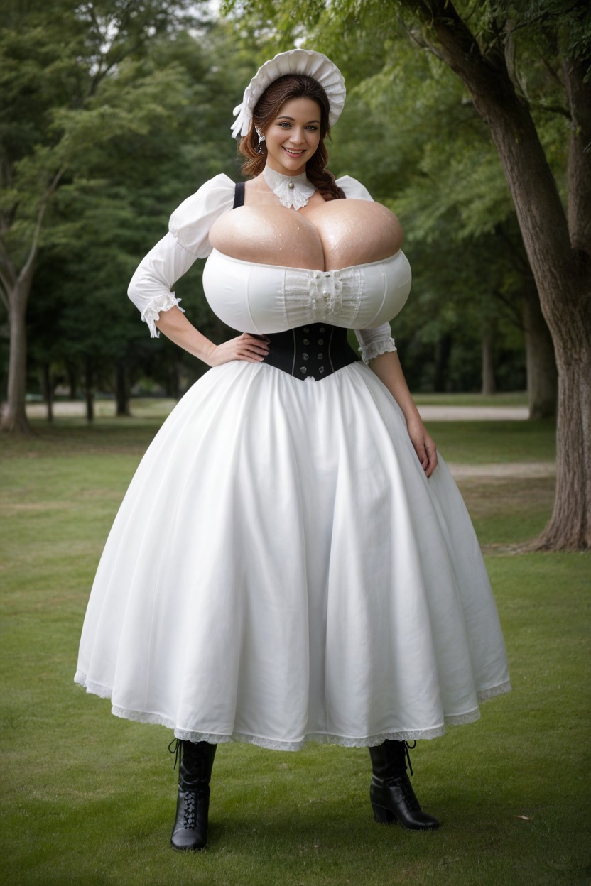 Uhd, Boots Overflowing Deep Cleavage, Pores AI Porn