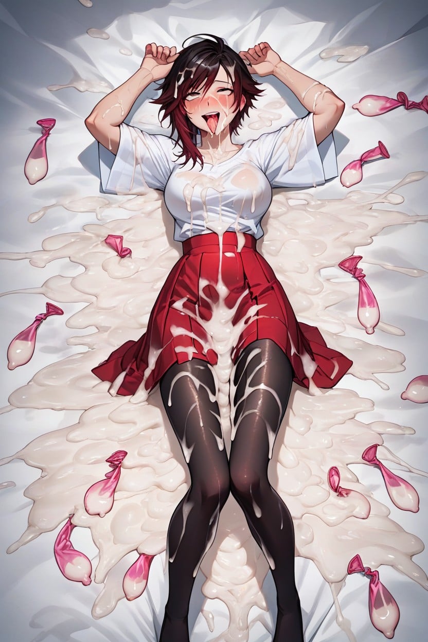 Excessive Cum, Ruby Rose, Huge Amount Of Cum Hentai AI Porn
