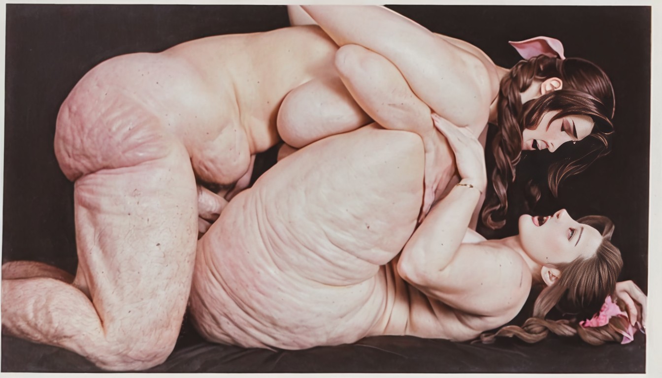 Excessive Photorealism, Excessive Freckles, Extremely Fat Thighs And Legs AI Porn