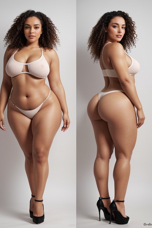 Full Body, Muscular, With A Deep Slot In The Ass AI Porn