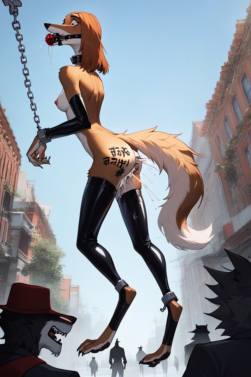 Anthro, Suki Lane, Gang Bang Furry AI Porn