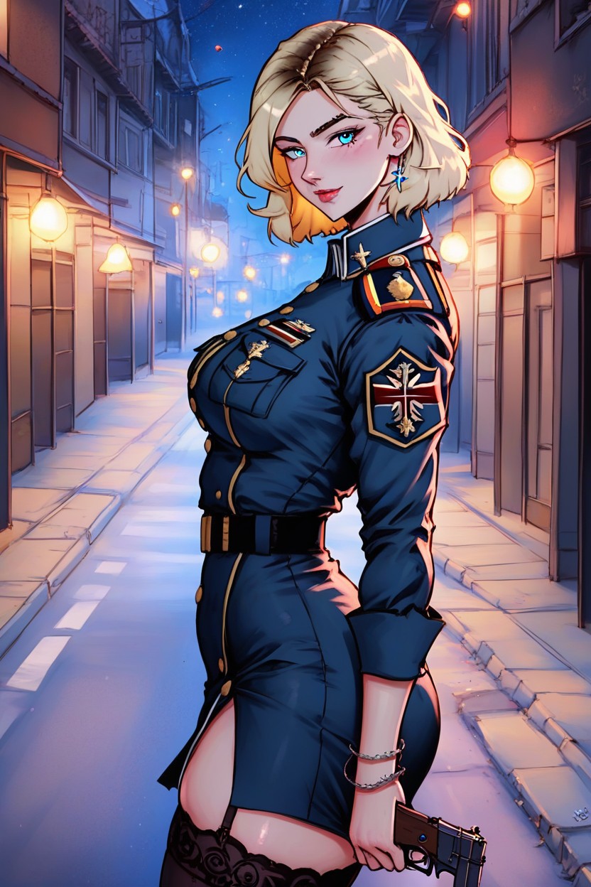 Inner Street, German Wwii Cross, Close Up AI Porn