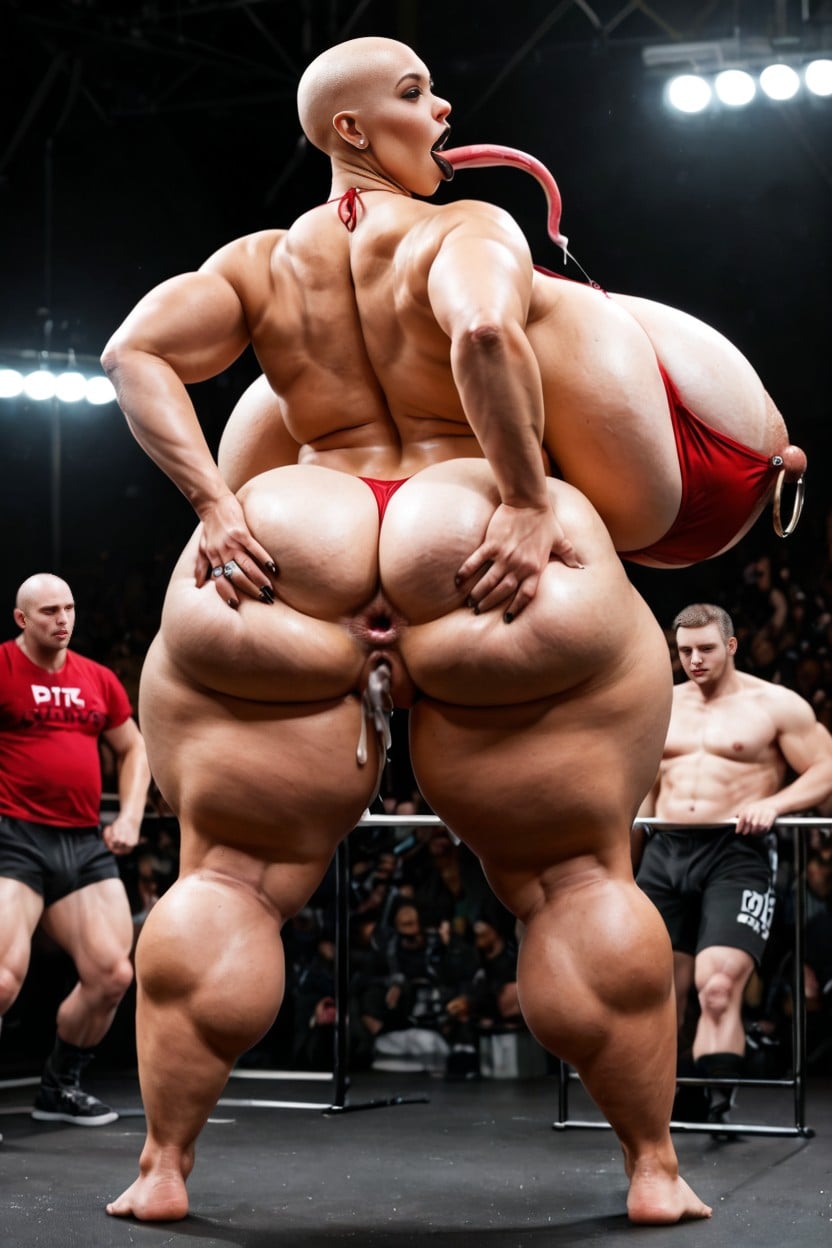 Dark Lipstick, Ahegao, Thick Thighs AI Porn
