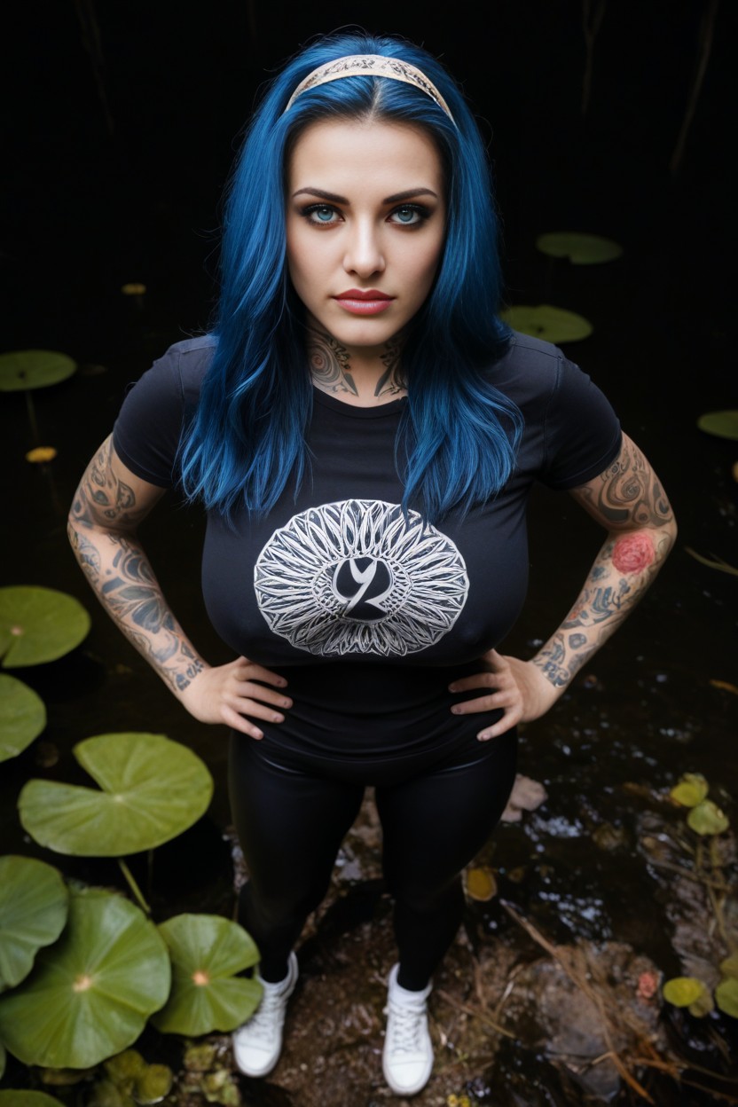 In Love, Tattoos, Black Long Socks AI Porn