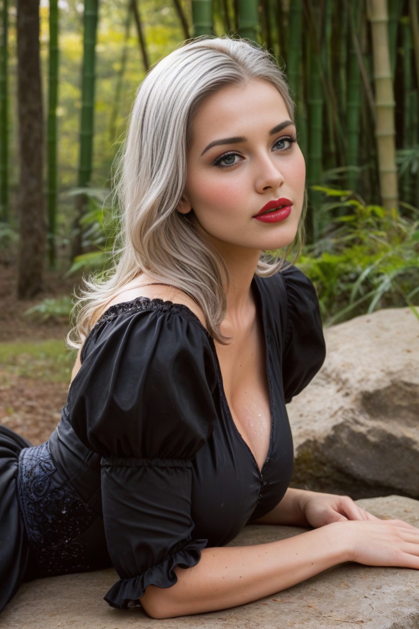 Medieval Dress, Looking At Viewer, Full Dress AI Porn