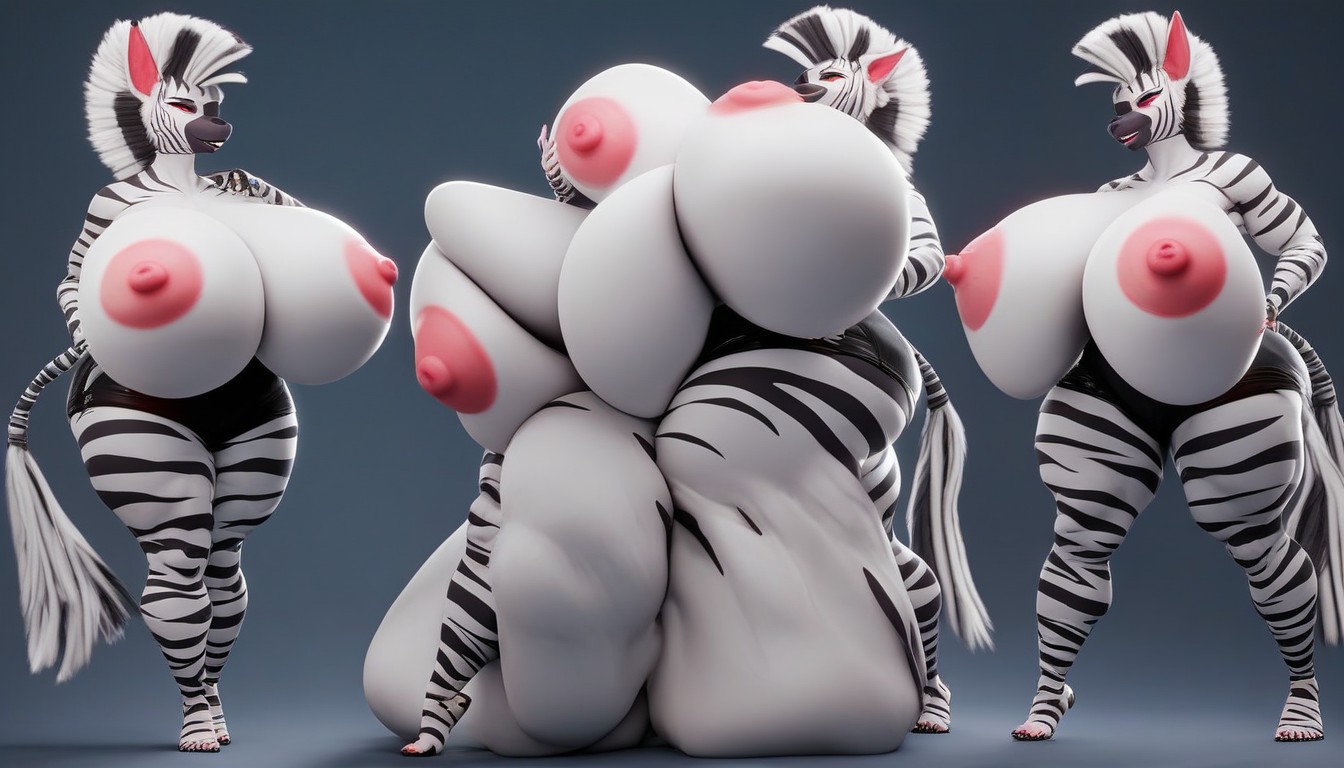 Highly Detailed Anthro, 極端下半身沉重, Breasts Filling Up AI獸人黃片
