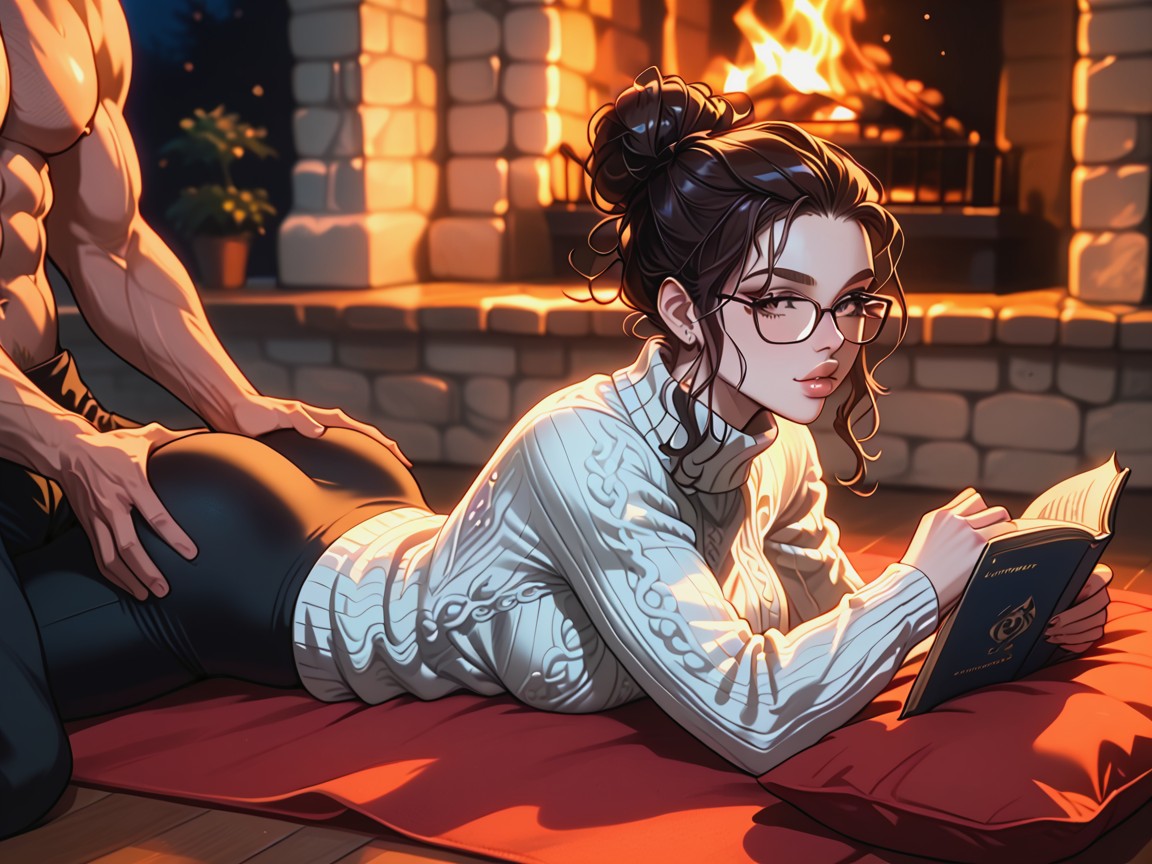 Laying Down, Tall, 18+ AI Porn
