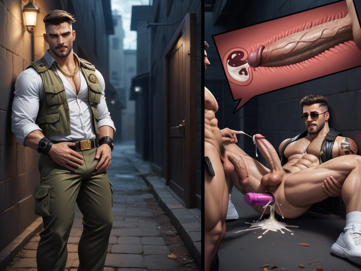 Dark Alley Way At Night, 大, Wide Shoulders AI同性恋黄片