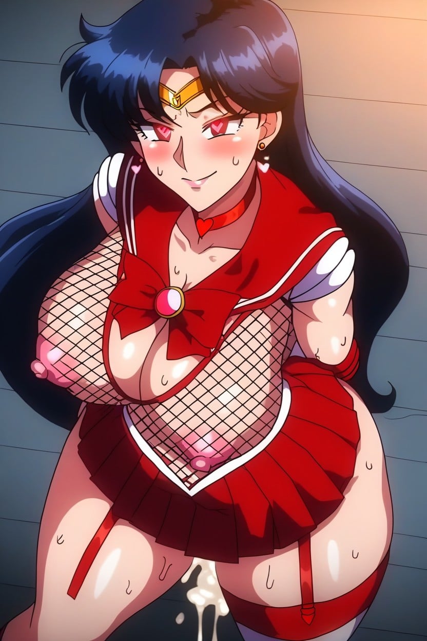 Dripping Saliva, Panties Down, Sweaty On Whole Body Hentai AI Porn